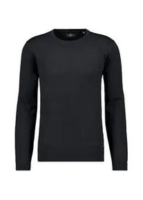 Rundhalspullover Ragman, Herren, Gr. 58, schwarz, 100% Wolle, Rundhals, Pullover Rundhalspullover