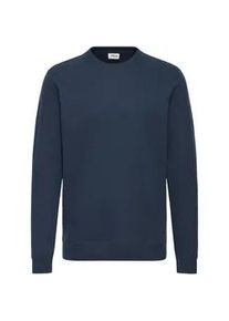 !Solid Longpullover SOLID "Sweater SDAULA", Herren, Gr. XL, blau (insignia blau), Obermaterial: 65% Polyester PES. 35% Baumwolle CO., Pullover Longpullover