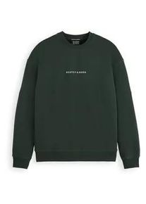 Scotch & Soda Sweatshirt SCOTCH & SODA "Sweatshirt CORE - Logo Front Chest Sweat", Herren, Gr. L, gr&uuml;n (dunkelgr&uuml;n), Obermaterial: 100% Baumwolle CO., Sweatshirts Sweatshirt