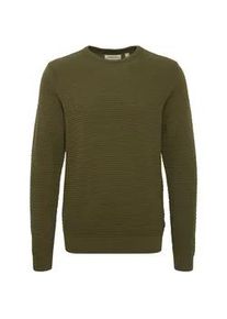 Strickfleece-Pullover Blend "Strickpullover BHREDHILL CREW NECK KNIT NOOS", Herren, Gr. M, gr&uuml;n (forest night), Obermaterial: 100% Baumwolle CO., Pullover