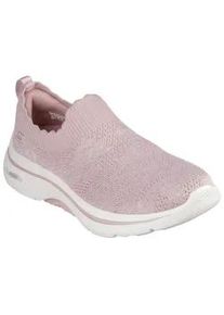 Slip-On Sneaker Skechers "GO WALK ARCH FIT 2.0-ROSA LINDA", Damen, Gr. 41, lila (mauve), Textil, Schuhe, Trainingsschuh, Schn&uuml;rschuh mit r&uuml;ckfederndem Ultra Go
