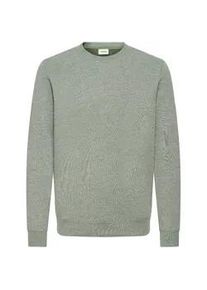 !Solid Longpullover SOLID "Sweater SDSIMSA", Herren, Gr. XXL, gr&uuml;n (climbing ivy melange), Obermaterial: 65% Polyester PES. 35% Baumwolle CO., Pullover Longpullover