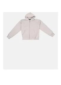 Kapuzenpullover DROPSIZE "Dropsize HEAVY OVERSIZE EMBO ZIPPER HOODIE", Herren, Gr. L, light grau, 70% Baumwolle, 30% Polyester, mehrfarbig, oversize, ohne Ausschnitt, Pullover Kapuzenpullover