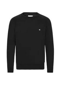 Strickfleece-Pullover Kronstadt "Strickpullover KSEmil", Herren, Gr. S, schwarz, Obermaterial: 100% Baumwolle CO., Pullover