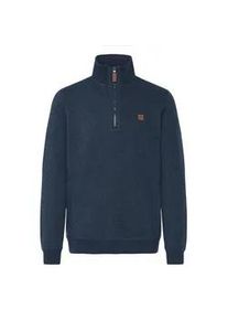 Troyer Blend "Longsweatshirt BHPomes", Herren, Gr. M, blau (marineblaus melange), Obermaterial: 60% Baumwolle CO. 40% Polyester PES., Pullover Troyer