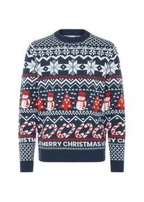 !Solid Strickfleece-Pullover SOLID "Strickpullover SDPAJA", Herren, Gr. XL, blau (insignia blau), Obermaterial: 100% Polyacryl PAN., Pullover