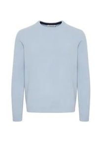 Strickfleece-Pullover Casual Friday "Strickpullover CFKarl", Herren, Gr. 3XL, blau (placid blau), Obermaterial: 80% Wolle WO. 20% Polyamid PA., Pullover