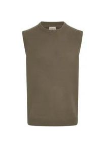 !Solid Longpullunder SOLID "Pullunder SDRICK", Herren, Gr. M, gr&uuml;n (bungee cord), Obermaterial: 60% Lammfell LF. 40% Nylon NY., Pullover