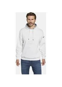 Kapuzensweatshirt Babista "Sweatshirt ELEGANZARA", Herren, Gr. XL, wei&szlig; (wollwei&szlig;), Obermaterial: 60% Baumwolle CO. 40% Polyester COOLMAX PES(Coolmax)., Sweatshirts