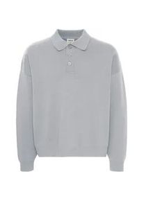 !Solid Strickfleece-Pullover SOLID "Strickpullover SDNAHIM", Herren, Gr. L, grau (griffin), Obermaterial: 100% Baumwolle CO., Pullover