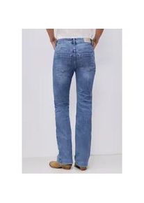 Slim-fit-Jeans Street One, Damen, Gr. 31, L&auml;nge 32, light blau wash, Web, 63% Baumwolle, 25% Polyester, 10% Viskose, 2% Elasthan, unifarben, lang, Jeans Slim-fit-Jeans, High Waist