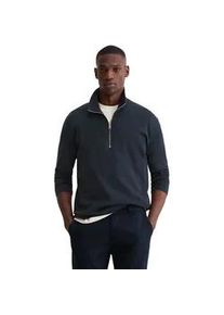 Marc O'Polo Troyer MARC O'POLO "aus reiner Bio-Baumwolle", Herren, Gr. XL, schwarz navy, Obermaterial: 100% Baumwolle, unifarben, Pullover Troyer