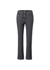Regular-fit-Jeans GOLDNER "Klassische Jeanshose Carla", Damen, Gr. 56, N-Gr, grau (anthrazit), Obermaterial: 78% Baumwolle CO. 20% Polyester PES. 2% Elasthan EL., Jeans