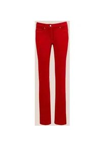 Madeleine Mode Regular-fit-Jeans MADELEINE "Denimhose Schmale Jeans im Five-Pocket-Style", Damen, Gr. 38, N + K Gr, rot, Obermaterial: 95% Baumwolle CO. 5% Elasthan EL., Jeans