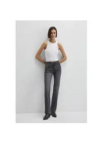 Bootcut-Jeans Mavi "MARIA", Damen, Gr. 28, L&auml;nge 30, lt smoke glam, 86% Baumwolle, 12% Polyester, 2% Elasthan, normal normal, Jeans, Bootcut Jeans