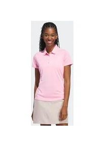 Poloshirt Adidas PERFORMANCE "W PERF SLD SS P", Damen, Gr. L, light pink, Obermaterial: 100% Polyester, Shirts, mit Druckknopfverschluss, aus Polyester, leichtes Pikeematerial