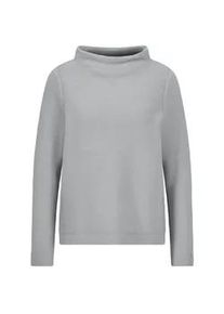 Rundhalspullover GOLDNER "Kurzgr&ouml;&szlig;e Langarm Ottoman-Design, Turtleneck", Damen, Gr. 24, grau, Obermaterial: 47% Polyester PES. 47% Viskose CV. 6% Elasthan EL., Pullover Rundhalspullover, Turtleneck