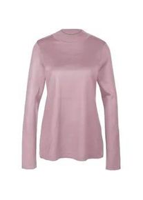 Strickpullover GOLDNER "Kurzgr&ouml;&szlig;e Unkomplizierter Stehbundpullover", Damen, Gr. 23, rosa (ros&eacute;), Obermaterial: 100% Polyacryl PAN., Tubular, Pullover Strickpullover, wie echter Kaschmir