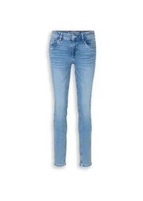Skinny-fit-Jeans Tom Tailor "LUCIE Skinny", Damen, Gr. 33, L&auml;nge 32, light stone bright blau denim, Denim/Jeans, Obermaterial: 99% Baumwolle, 1% Elasthan. Futter: 100% Baumwolle, slim fit lang, Jeans, mit Viskose und Stretch - 5-Pocket-Style