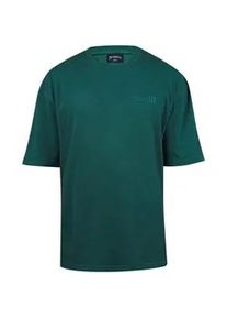 T-Shirt DROPSIZE "Dropsize Herren Heavy Overisze HD Print T-Shirt", Damen, Gr. M, gr&uuml;n, 100% Baumwolle, bedruckt, oversize, Rundhals, Shirts T-Shirt