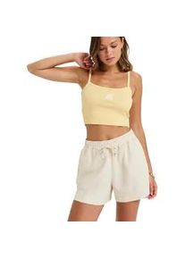 Bermudas Roxy "Lekeitio Break", Damen, Gr. XL, parchment, Obermaterial:55% Leinen, 45% Viskose;, Hosen Bermudas