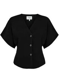 N&uuml;mph Cardigan N&Uuml;MPH "N&uuml;mph Cardigan NULONNA", Damen, Gr. XL, caviar, Obermaterial: 46% Viskose, 54% Polyamid, Strickjacken