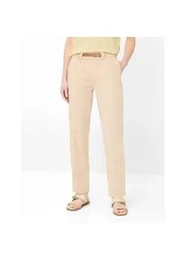 5-Pocket-Hose Brax "Style MADISON", Damen, Gr. 34K (17), Kurzgr&ouml;&szlig;en, beige, Web, 78% Baumwolle, 19% Lyocell, 3% Elasthan, Hosen 5-Pocket-Hose