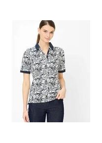 Poloshirt Brax "Style CLEO S", Damen, Gr. 42, navy, 97% Baumwolle, 3% Elasthan, Shirts