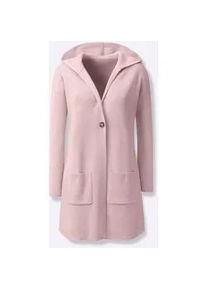 Strickjacke Classic Basics, Damen, Gr. 50, ros&eacute;, champagner, meliert, 100% Polyacryl, meliert, Strickjacken Strickjacke