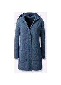 Strickjacke Classic Basics, Damen, Gr. 54, rauchblau, bleu, meliert, 100% Polyacryl, meliert, Strickjacken Strickjacke