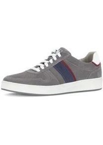 Sneaker Gabor "Sneaker low", Herren, Gr. 44,5, grau, Schuhe Sneaker