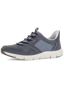 Sneaker Gabor "Sneaker low", Herren, Gr. 46,5, blau, Schuhe Sneaker
