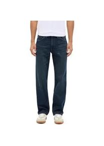Straight-Jeans Mustang "Herren Style Tramper Straight", Herren, Gr. 31, L&auml;nge 32, blau (883 dunkelblau), Denim/Jeans, 99% Baumwolle, 1% Elasthan, unifarben, straight fit, Jeans Straight-Jeans