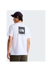 T-Shirt The North Face "M EVOLUTION BOX NSE REGULAR SHORT SLEEVE", Herren, Gr. S, tnf wei&szlig;, Obermaterial: 100% Baumwolle, Shirts T-Shirt, sportlicher Stil, Kurzarmdesign, f&uuml;r Sportmode und Outdoormode