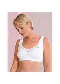 w&auml;schepur B&uuml;gelloser BH W&Auml;SCHEPUR, Damen, Gr. 85, Cup B, wei&szlig;, 95% Baumwolle, 5% Elasthan, BHs