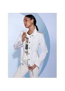 CR&Eacute;ATION L Jeansblazer CREATION L "Baumwoll-Lyocell-Jeansjacke", Herren, Gr. 36, ecru, 56% Baumwolle, 19% Polyester, 14% Lyocell, 10% Viskose, 1% Elasthan, Blazer