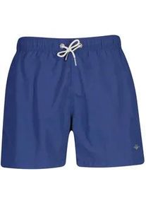Badeshorts Gant "Badeshorts SWIM SHORTS", Herren, Gr. L, N-Gr, blau, Obermaterial: 100% Polyamid PA., Badehosen Badeshorts