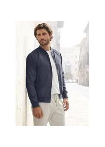 Bomberjacke John Devin "/ Blouson mit Rippkragen", Herren, Gr. 5XL (72/74), blau (navy), Web, Obermaterial: 100% Polyester. Futter: 100% Polyester, unifarben, regular fit h&uuml;ftlang, Rundhals, 2-Naht-&Auml;rmel Rippb&uuml;ndchen, Jacken Bomberjacke, Pilotenjacke / &Uuml;bergangsjacke mit Innentasche, regular fit