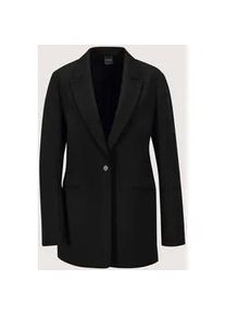 Madeleine Mode Jackenblazer MADELEINE "Jerseyblazer Eleganter Longblazer mit Stretch-Komfort", Damen, Gr. 44, schwarz, Obermaterial: 68% Viskose CV. 27% Polyamid PA. 5% Elasthan EL., Modern, Blazer, Jersey-Qualit&auml;t