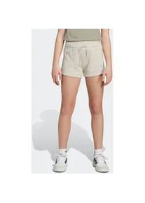Shorts Adidas SPORTSWEAR "Adidas GIRLS 3-STRIPES ANIMAL FRENCH TERRY KIDS", M&auml;dchen, Gr. 170, N-Gr, grau (wonder aluminium), Obermaterial: 55% Baumwolle, 36% Polyester, 9% Viskose, Hosen Shorts, sportlicher Stil, aus weichem Baumwollmischgewebe, pflegeleicht