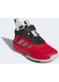 Basketballschuh Adidas SPORTSWEAR "OWNTHEGAME 3.0", M&auml;dchen, Gr. 38, pure ruby, silber metallic, core schwarz, Synthetik, Textil, Schuhe, f&uuml;r Kinder & Jugendliche