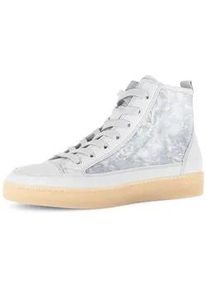 Sneaker Gabor "Sneaker high", Damen, Gr. 37, grau, Schuhe Sneaker