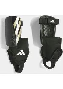 Fu&szlig;ball Schienbeinschoner Adidas PERFORMANCE "TIRO KIDS MATCH SCHIENBEINSCHONER", Kinder, Gr. M, schwarz-wei&szlig; (schwarz, gold metallic, wei&szlig;), Protektoren, f&uuml;r Kinder und Jugendliche