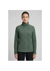 Fleecejacke Killtec "KW 456 WMN FLC JCKT ZW", Damen, Gr. 38, gr&uuml;ngrau, Obermaterial: 100% Polyester, Jacken Fleecejacke, &Uuml;bergangsjacke