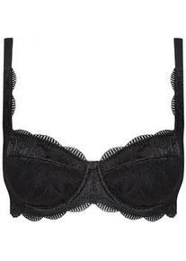 Dirndl-BH SuSa "Push up Dirndl BH Wiesn-Zauber", Damen, Gr. 75, Cup F, schwarz, Spitze, Obermaterial: 59% Polyamid PA. 37% Baumwolle CO. 4% Elasthan EL., BHs Dirndl-BH
