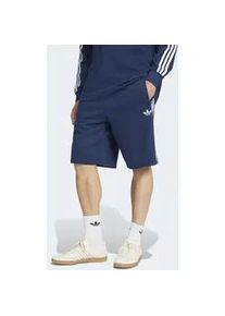 Shorts Adidas ORIGINALS "3-STREIFEN", Herren, Gr. L, N-Gr, night indigo, Obermaterial: 100% Baumwolle, Hosen Shorts, sportlicher Stil, f&uuml;r Stra&szlig;e und Zuhause, aus weichem French Terry