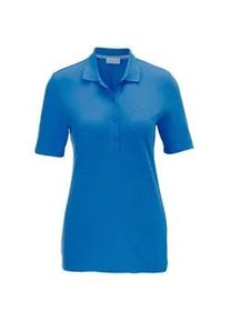 Poloshirt GOLDNER "Poloshirt in hochwertiger Pikee-Qualit&auml;t", Damen, Gr. 42, blau (azurblau), Obermaterial: 100% Baumwolle CO., normal, Sonstiges, Shirts, Ohne