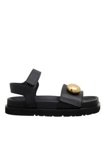 Loewe Sandalen - Pebble Fussbett Sandal - Gr. 41 (EU) - in Schwarz - f&uuml;r Damen