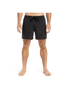 Badeshorts Quiksilver "EVERYDAY VOLLEY 15", Herren, Gr. S, N-Gr, schwarz, Web, Polyester, unifarben, Badehosen Badeshorts, sportliche Schnittform, f&uuml;r Erwachsene, schnelltrocknendes Material