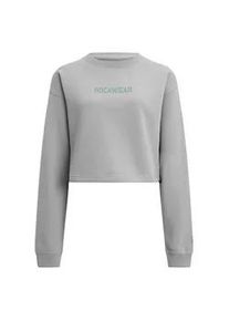 Sweater Rocawear "Rocawear Damen Rocawear School Pullover", Damen, Gr. XS, grau, 80% Baumwolle, 20% Polyester, Rundhals, Sweatshirts Sweater